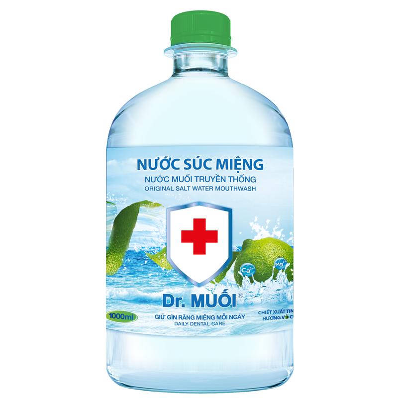 Nước súc miệng Dr. Muối 1000ml