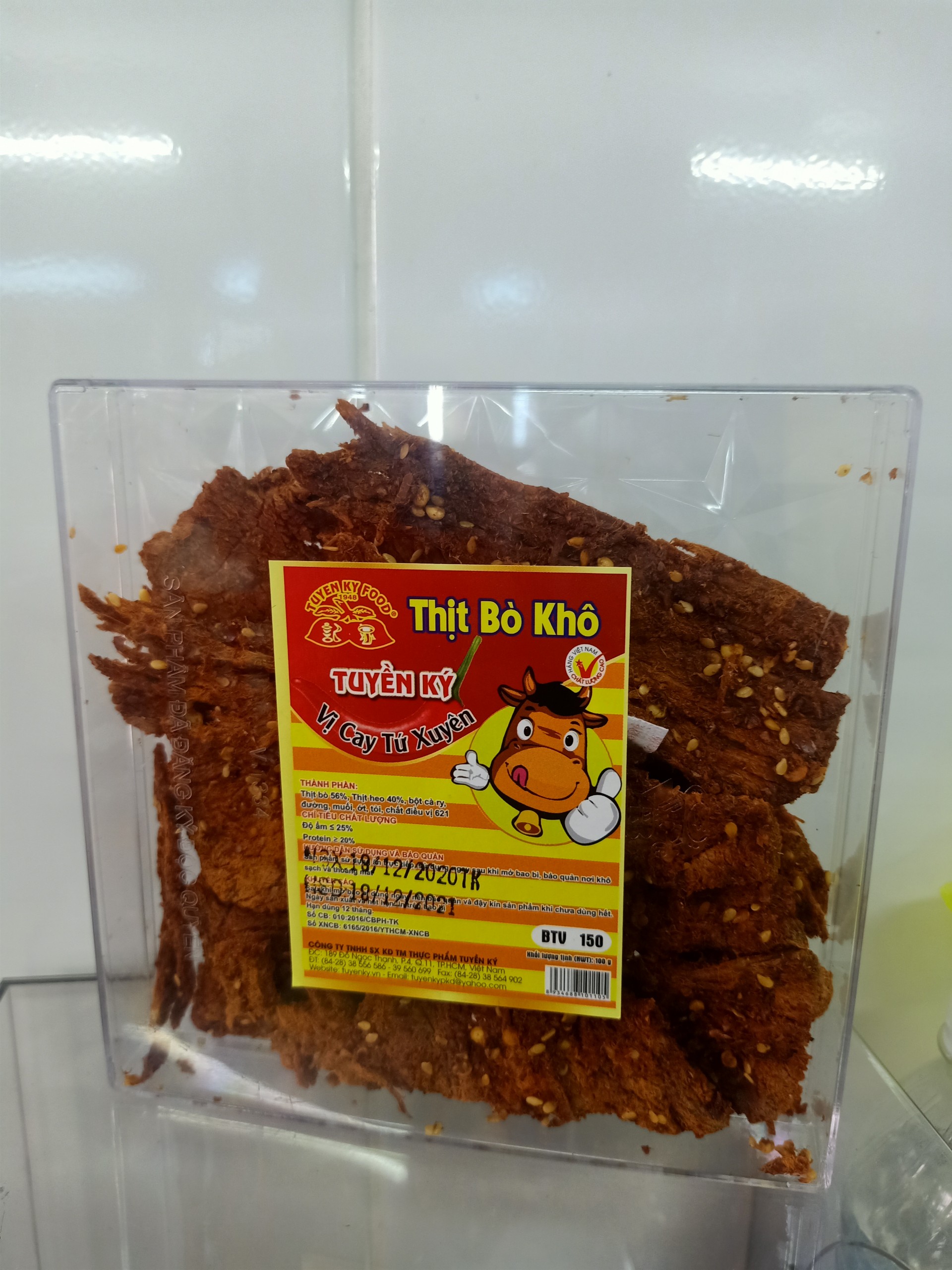 Khô bò Tuyền Ký 150G