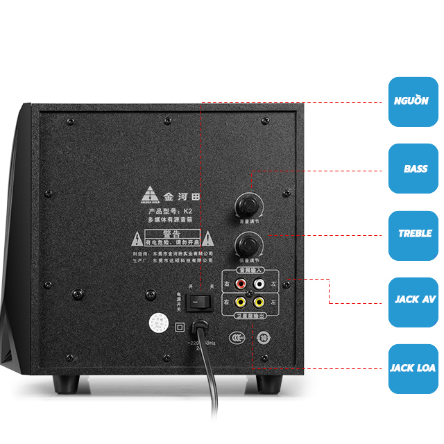 Loa Vi Tính Bluetooth Golden Field K2