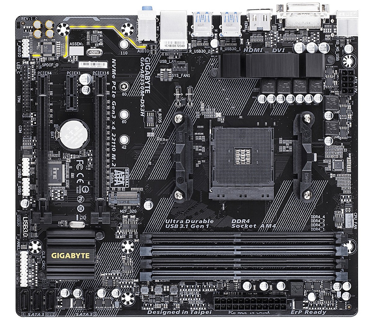 Main Gigabyte GA-AB350M-DS3H