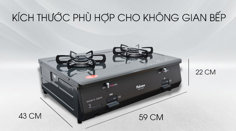 Bếp gas Paloma PA-209J đôi