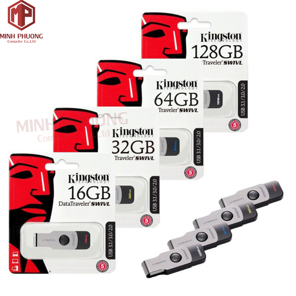 USB 3.0 Kingston 128GB DataTraveler SWIVL