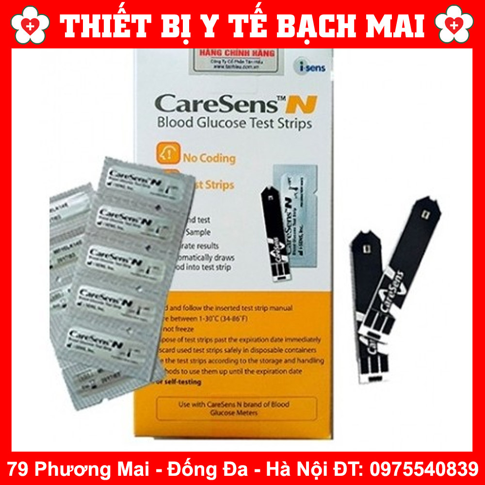 Que Thử Đường Huyết CareSens N