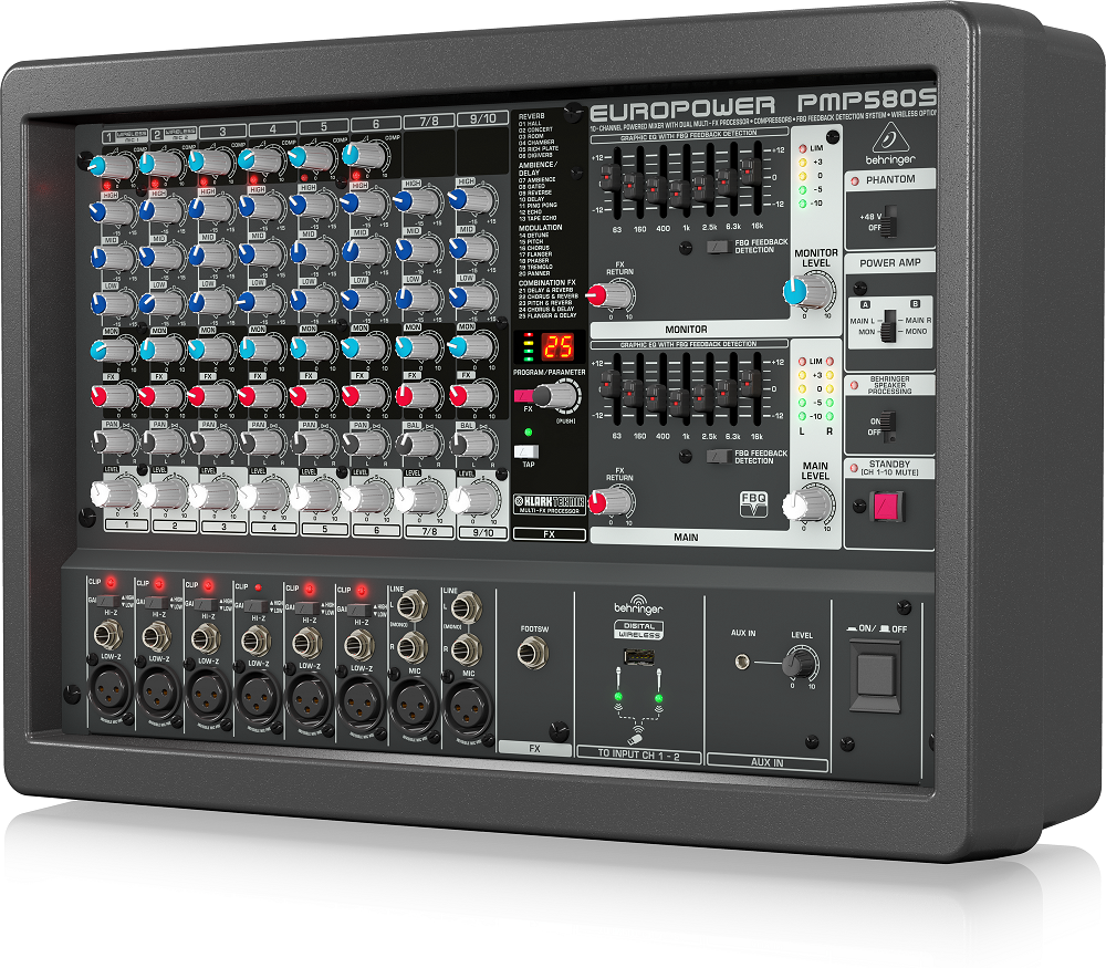 MIXER TÍCH HỢP AMPLY BEHRINGER PMP580S