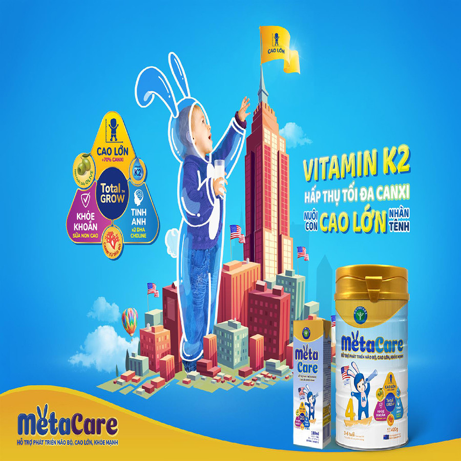 Sữa Meta Care số 2 900g - Dành cho trẻ 6 - 12 tháng
