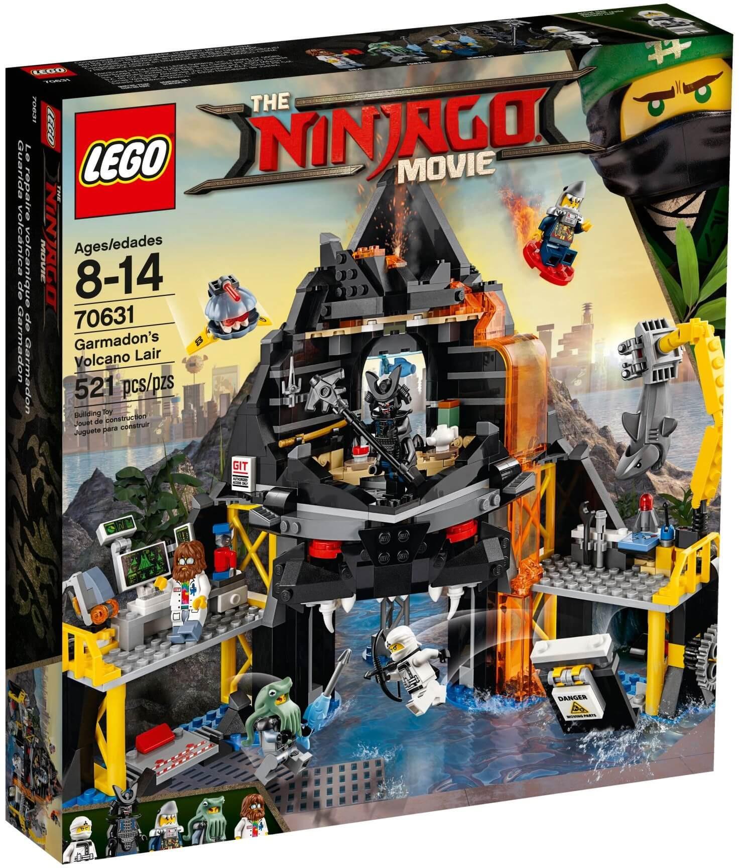 Đồ chơi lắp ráp Lego 70631 - Pháo Đài Nham Thạch của Garmadon
