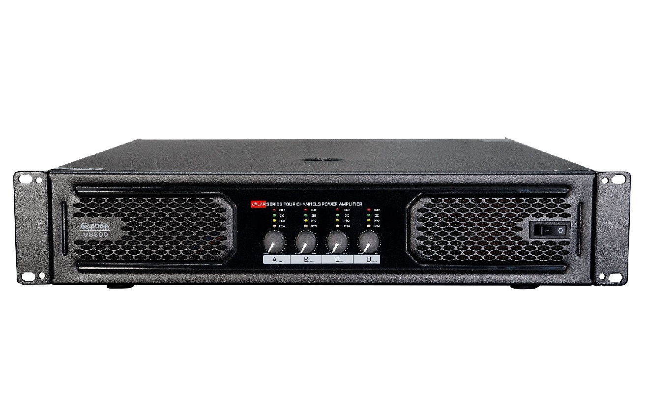 Cục đẩy công suất 4 kênh Bosa V8800 (48 sò)