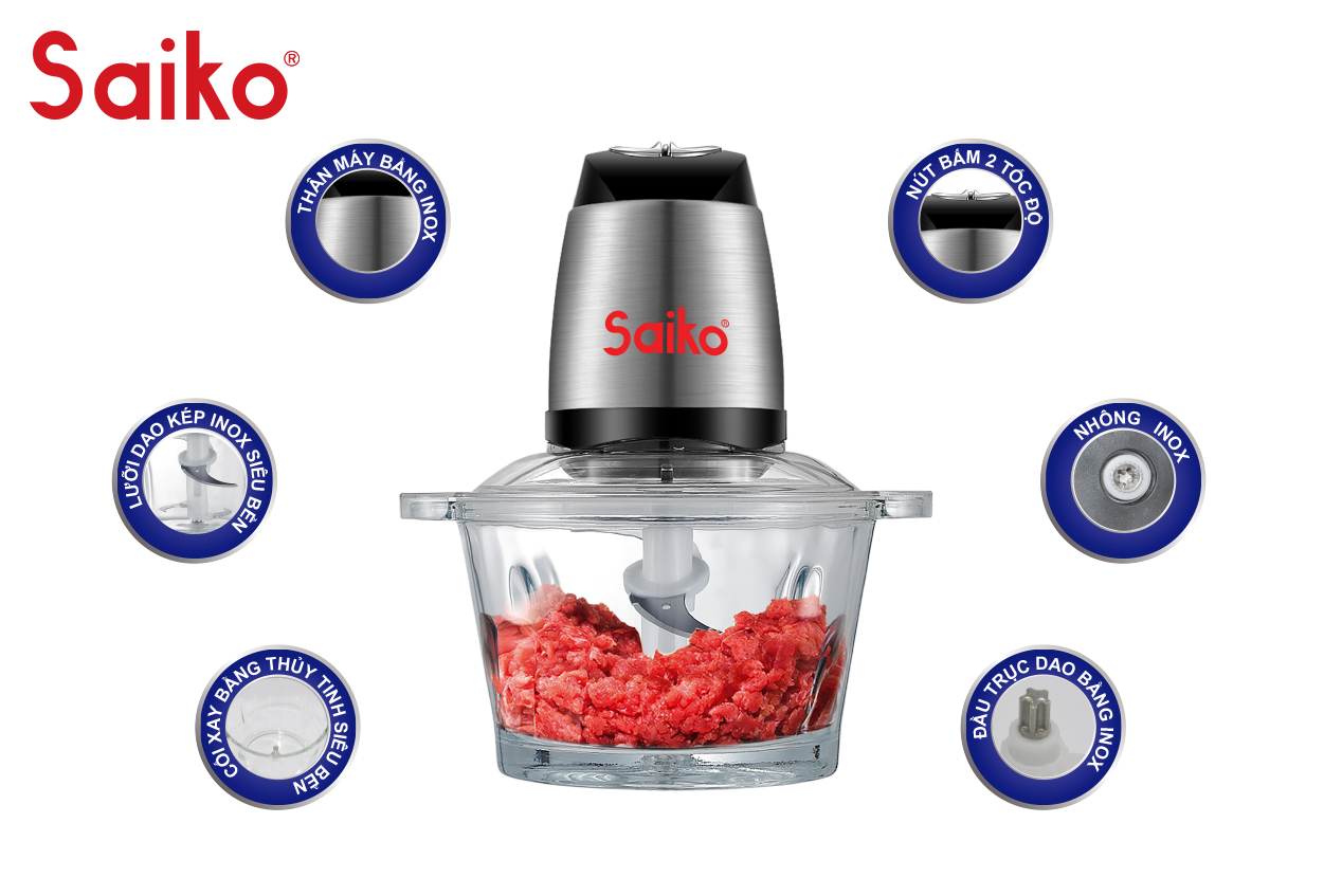 MÁY XAY THỊT SAIKO FCP-4001GL