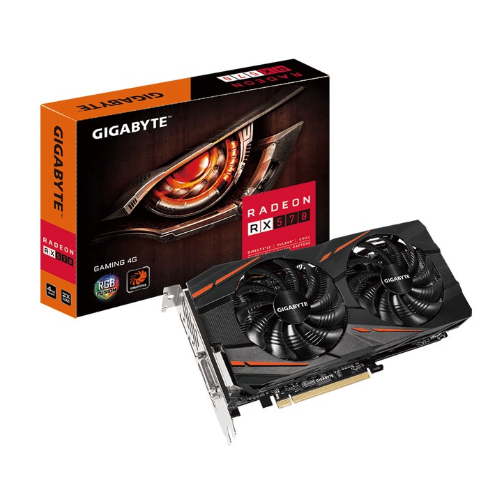 VGA Gigabyte Radeon RX 570 Gaming 4GB (GV-RX570GAMING-4GD)