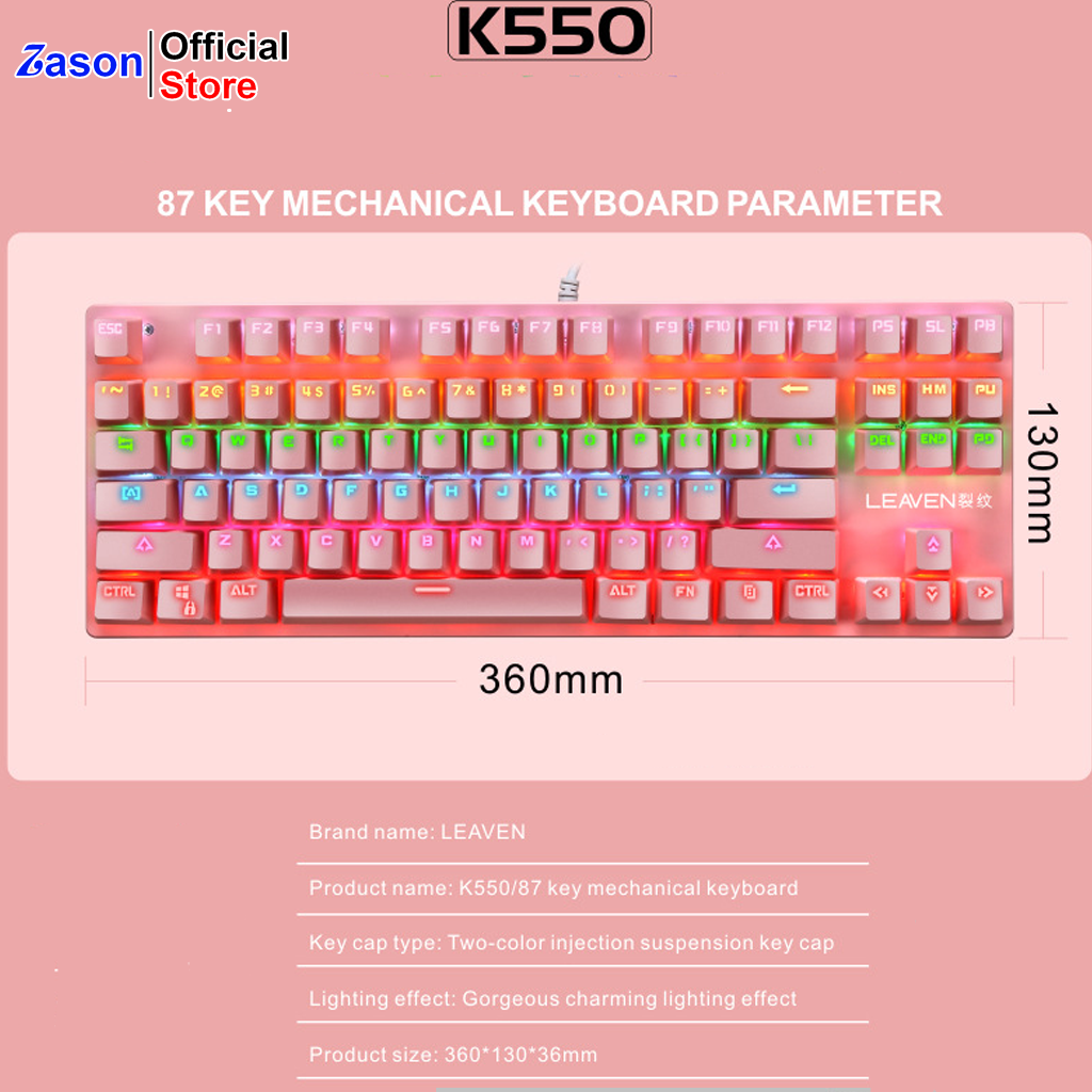 Bàn phím Crack K550