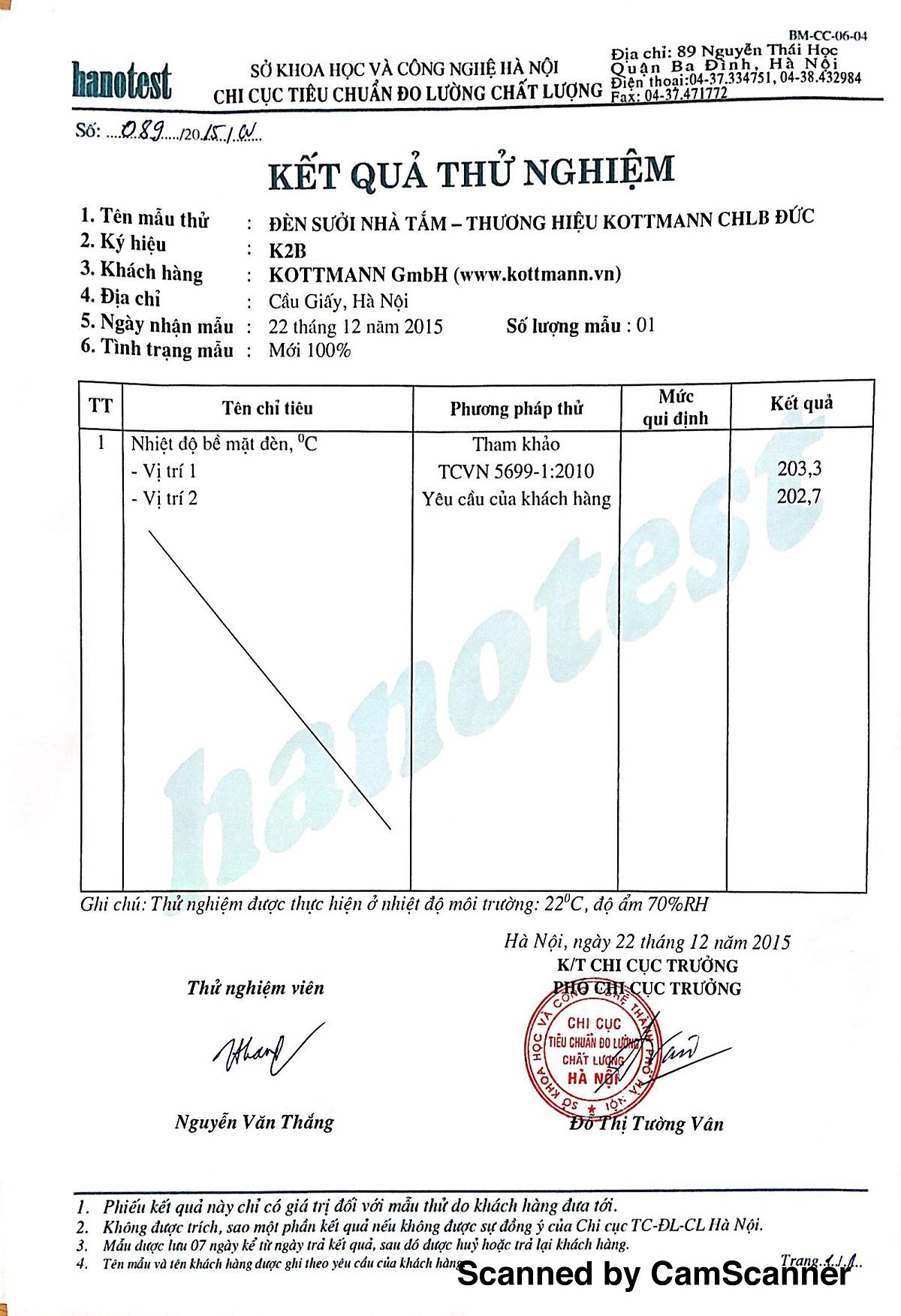 ĐÈN SƯỞI 2 BÓNG KOTTMANN K2B-Q