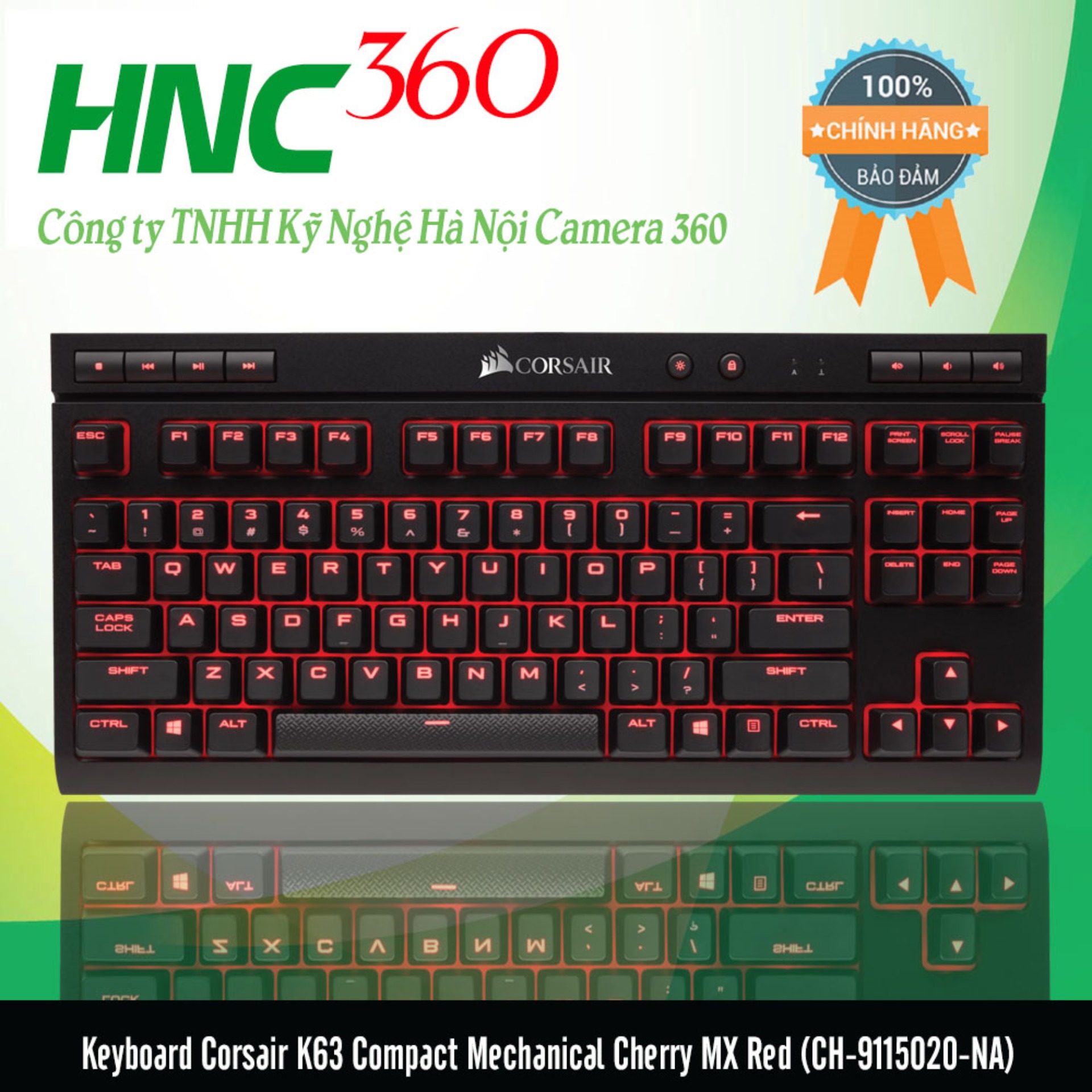 Bàn phím cơ Corsair K63 MX