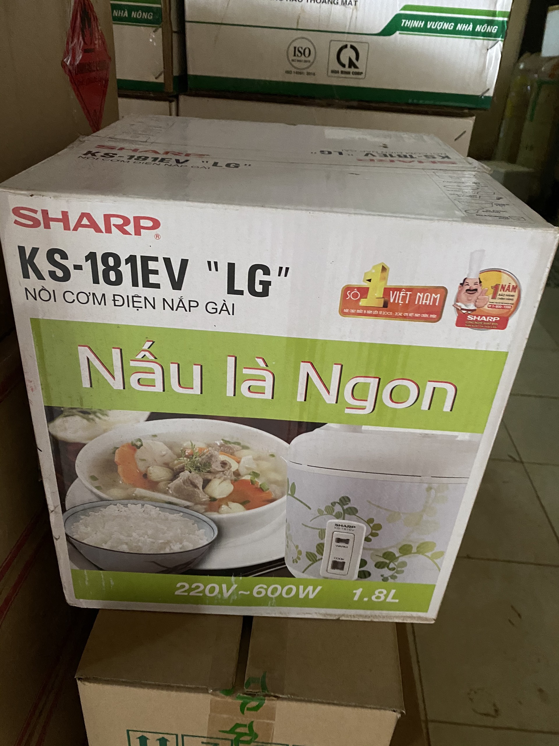 NỒI CƠM ĐIỆN SHARP KS-181EV 1.8L