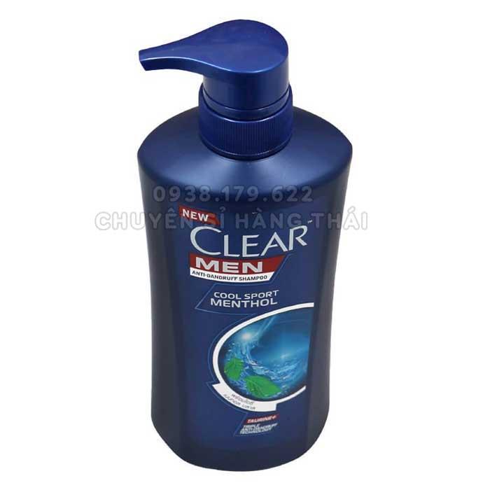 Dầu Gội Clear Men Cool Sport Bạc Hà 450ml
