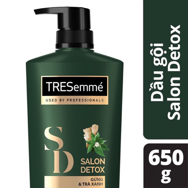 Dầu Gội TRESemmé Salon Detox Gừng Và Trà Xanh 650g