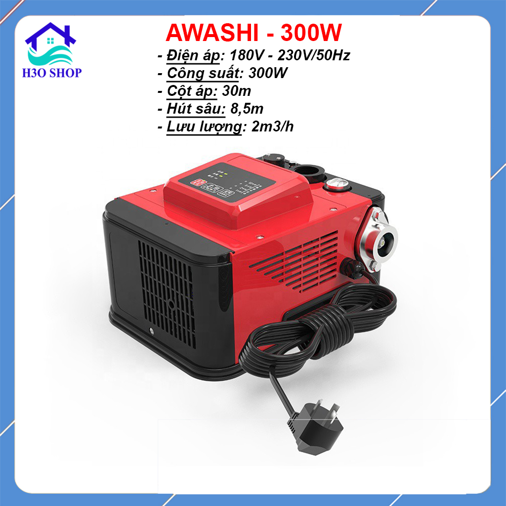 MÁY BƠM NƯỚC TĂNG ÁP AWASHI AS-300A/300W