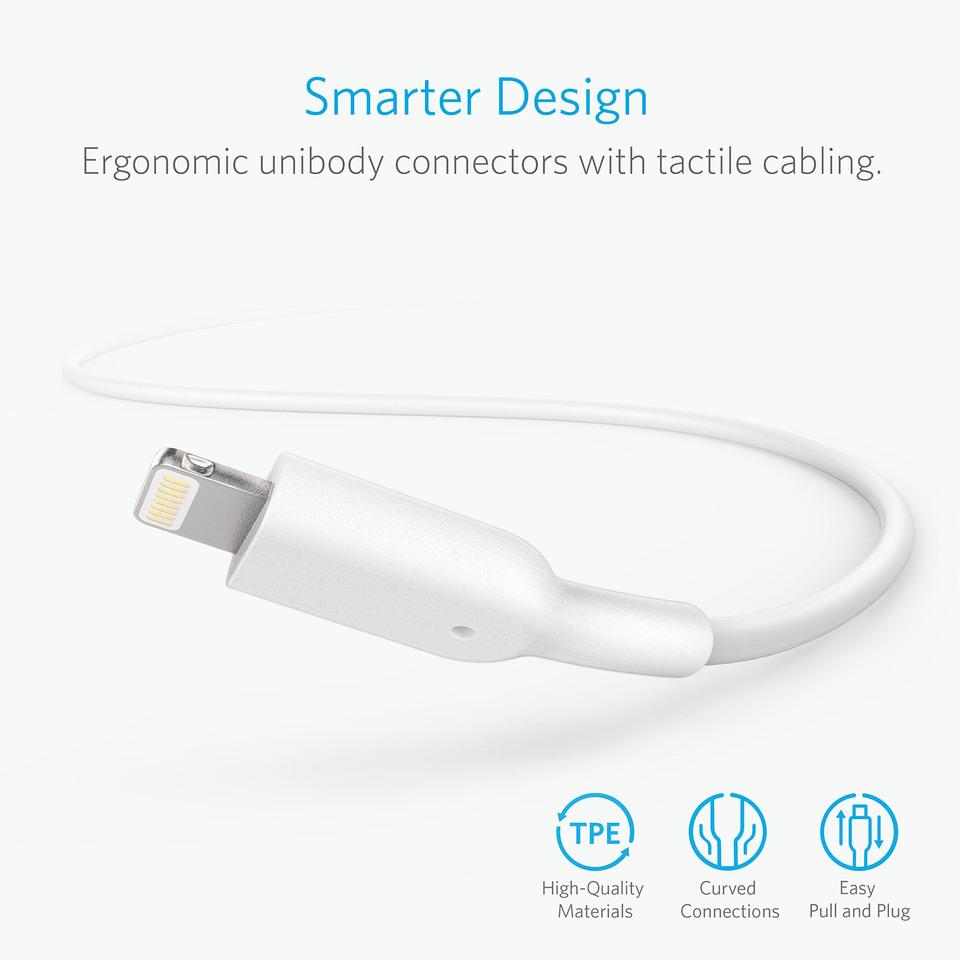 Cáp Lightning Anker Powerline II - Dài 3m - A8434