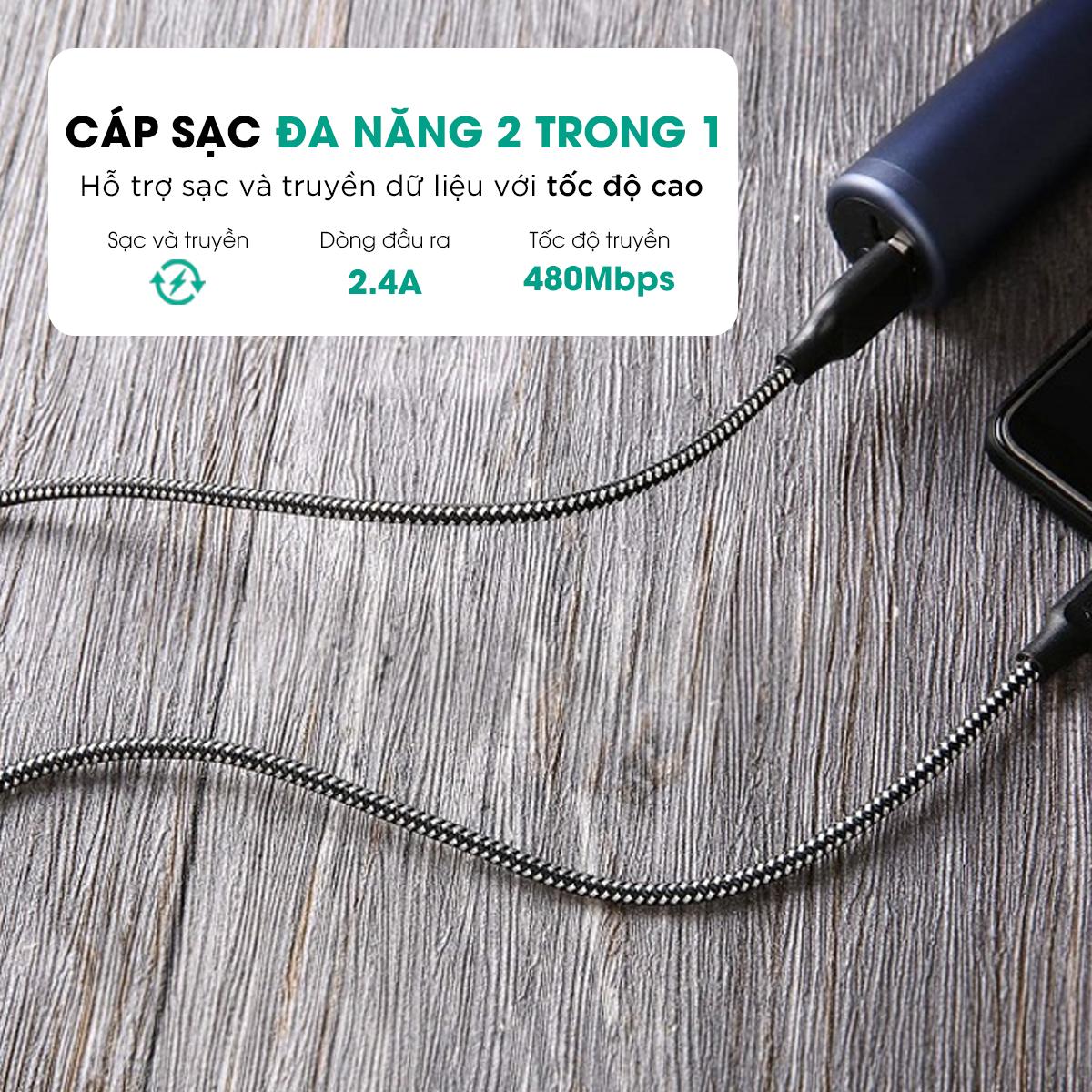 Cáp Aukey CB-AM1 - 1.2m