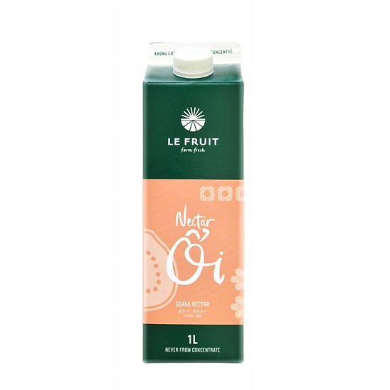 Nước ép Le Fruit Ổi 1L combo 2 hộp