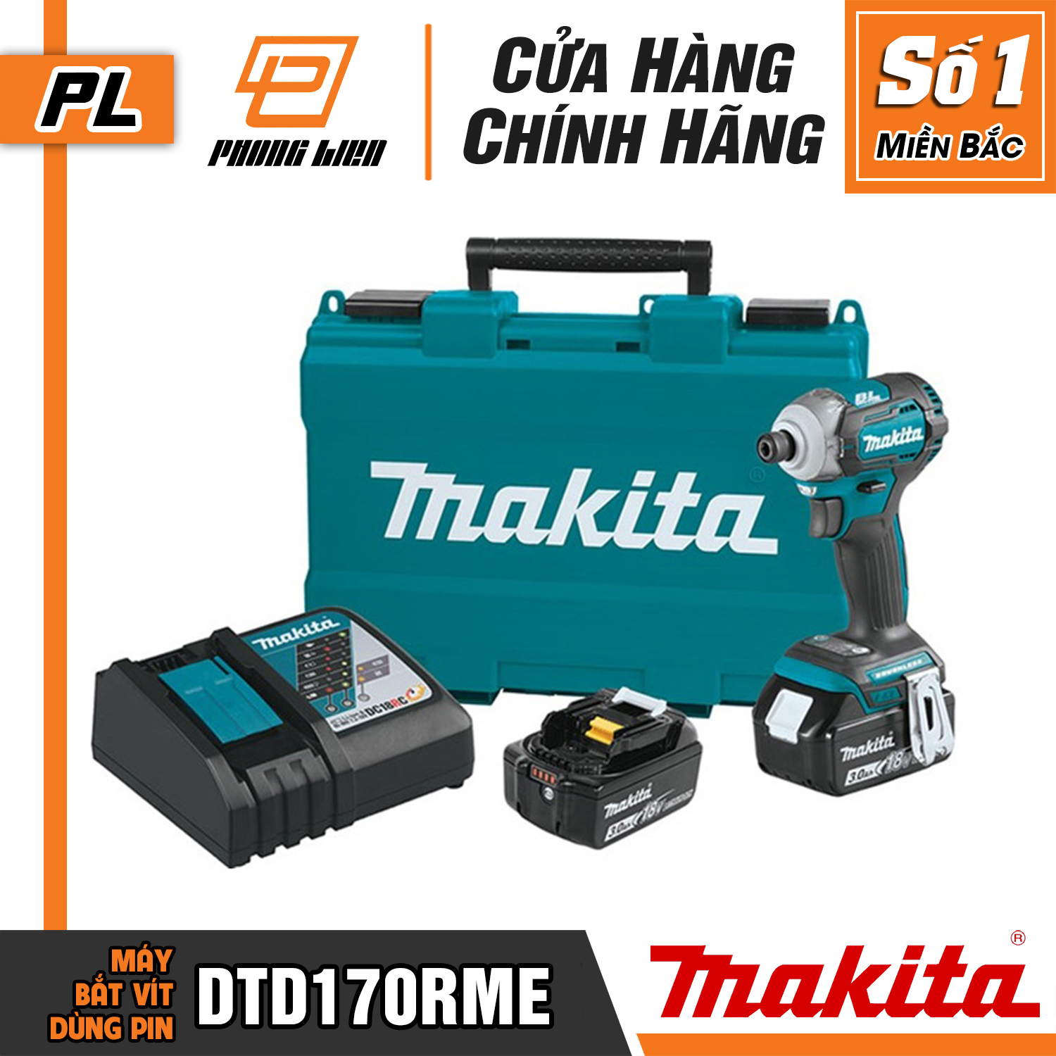 MÁY BẮT VÍT DÙNG PIN MAKITA DTD170RME