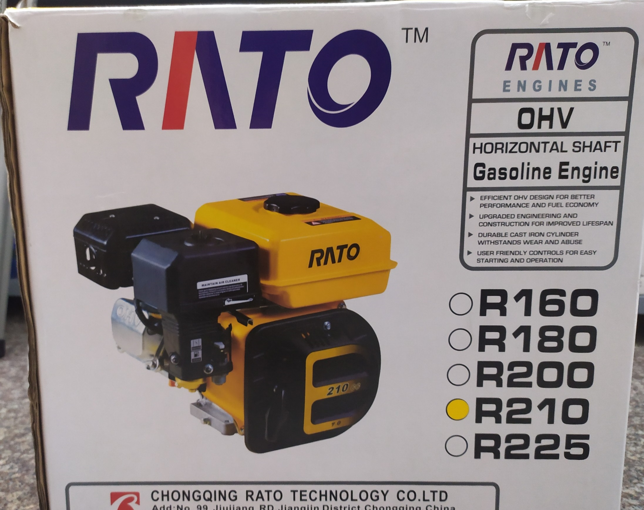 Máy nổ - Động cơ xăng Rato R210