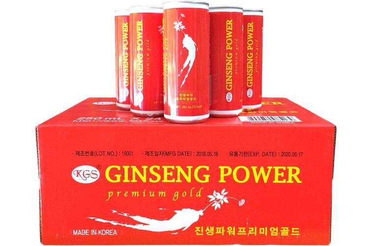 Nước uống tăng lực hồng sâm KGS