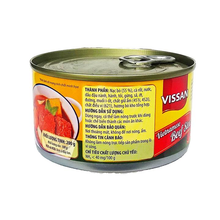 Combo 4 Bò Kho Vissan 200g