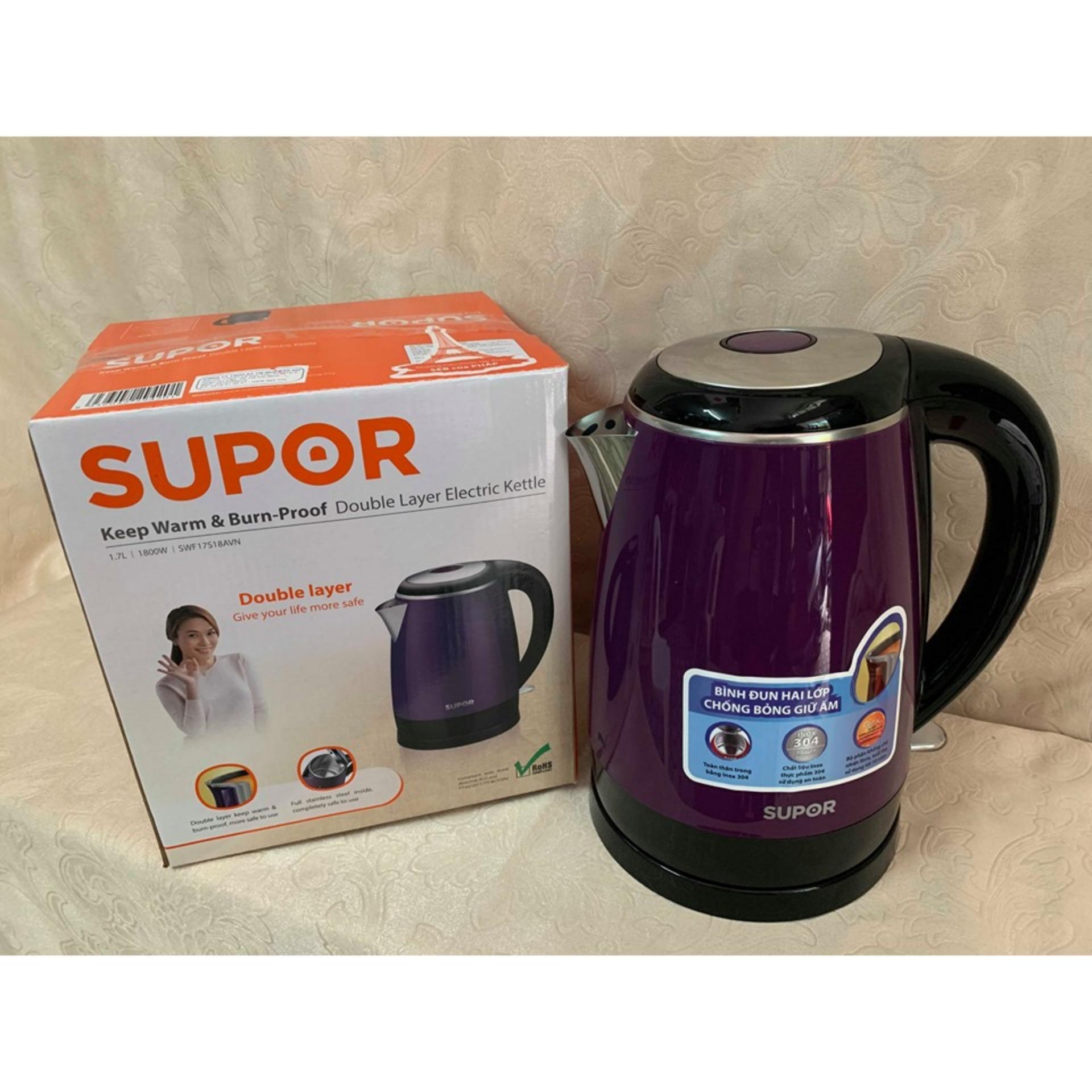 Ấm siêu tốc Supor SWF17S18AVN/SWF17S18BVN 1.7L