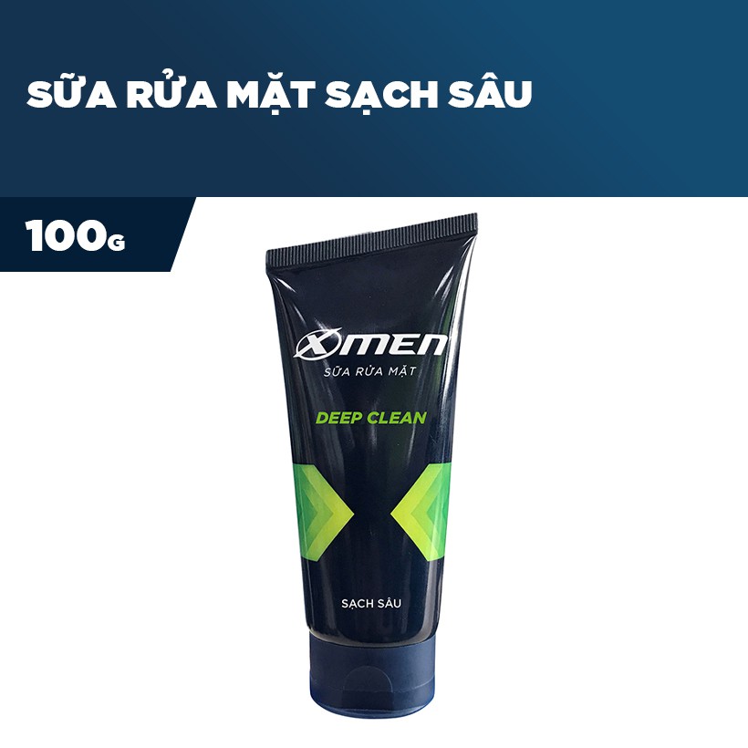 Sữa Rửa Mặt X-Men Sạch Sâu 100g