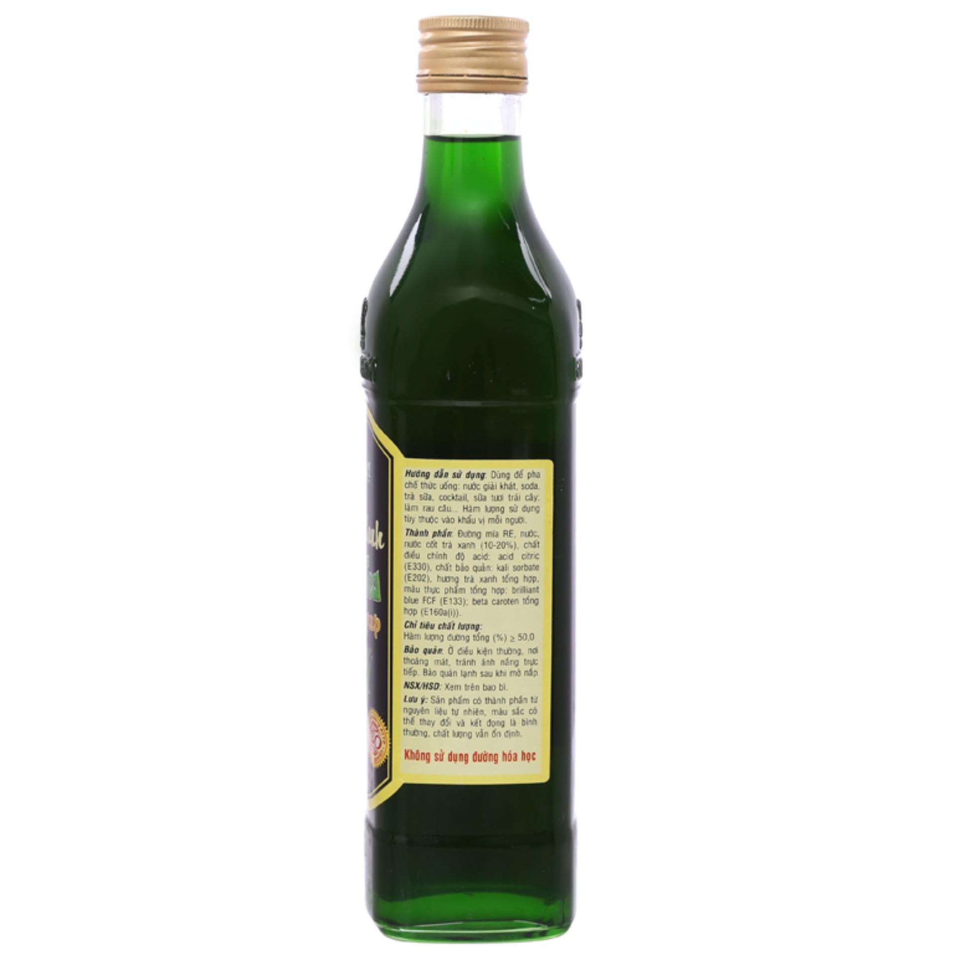 Siro Golden Farm trà xanh 520ml