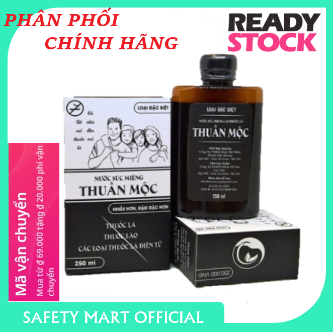 Nước Súc Miệng Thuần Mộc cai thuốc
