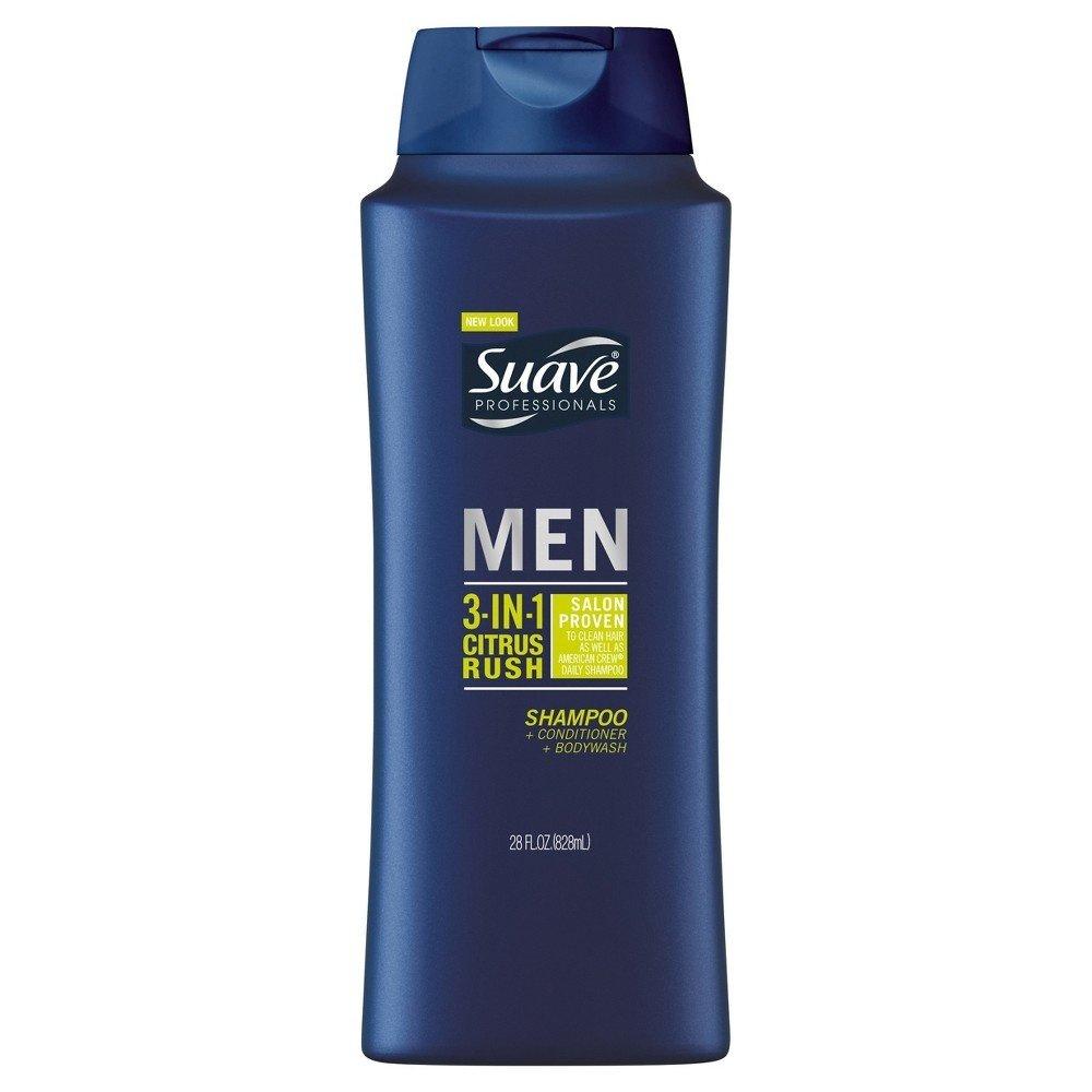 Tắm gội xả Suave 3 in 1 cho nam 828ml