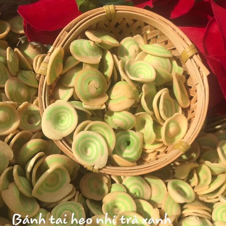 Bánh tai heo trà xanh 100g