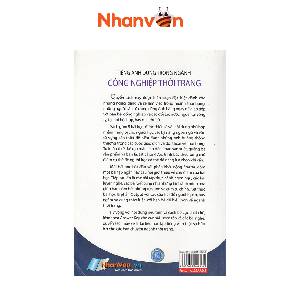 Tiếng Anh Dùng Trong Ngành Công Nghiệp Thời Trang (Có Học Kèm Cd)