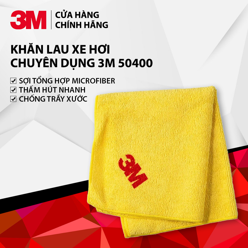 Khăn lau chùi xe hơi 3M 50400