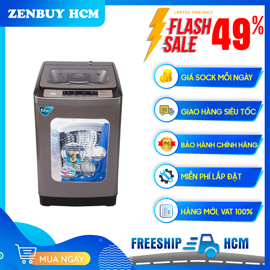 MÁY GIẶT SUMIKURA SKWTB-88P2 8.8kg