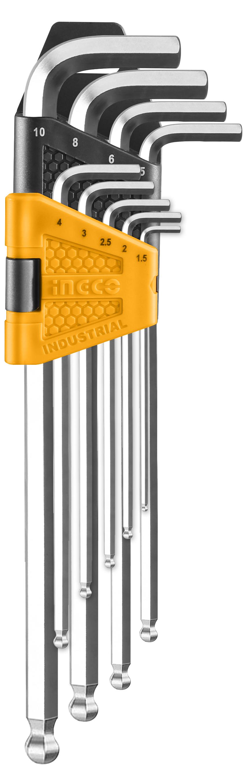 Chìa lục giác đầu tròn Ingco HHK12092