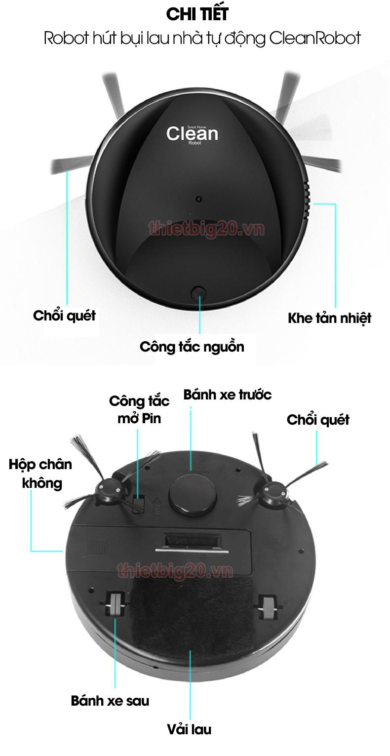 ROBOT HÚT BỤI CLEANROBOT GRB02