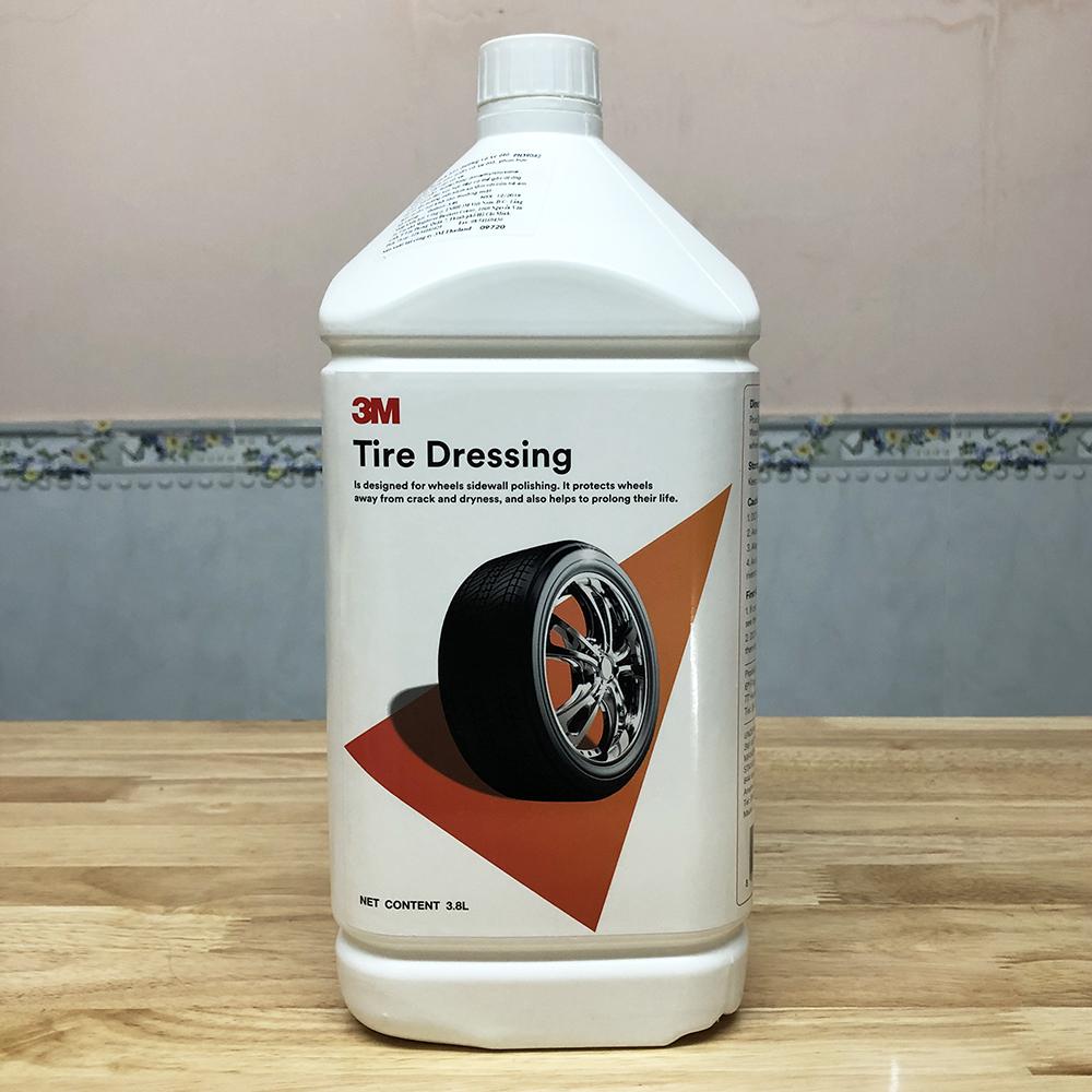 Bảo Dưỡng Cao Su Lốp Và Khoang Máy Ô Tô 3M Tire Dressing 3.8L