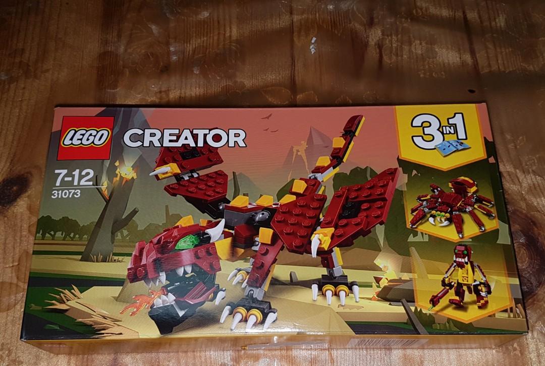 Mô hình Lego Creator 31073 – Rồng đỏ thần thoại
