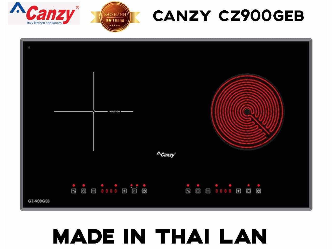 Bếp Điện Từ CANZY CZ-900GEB