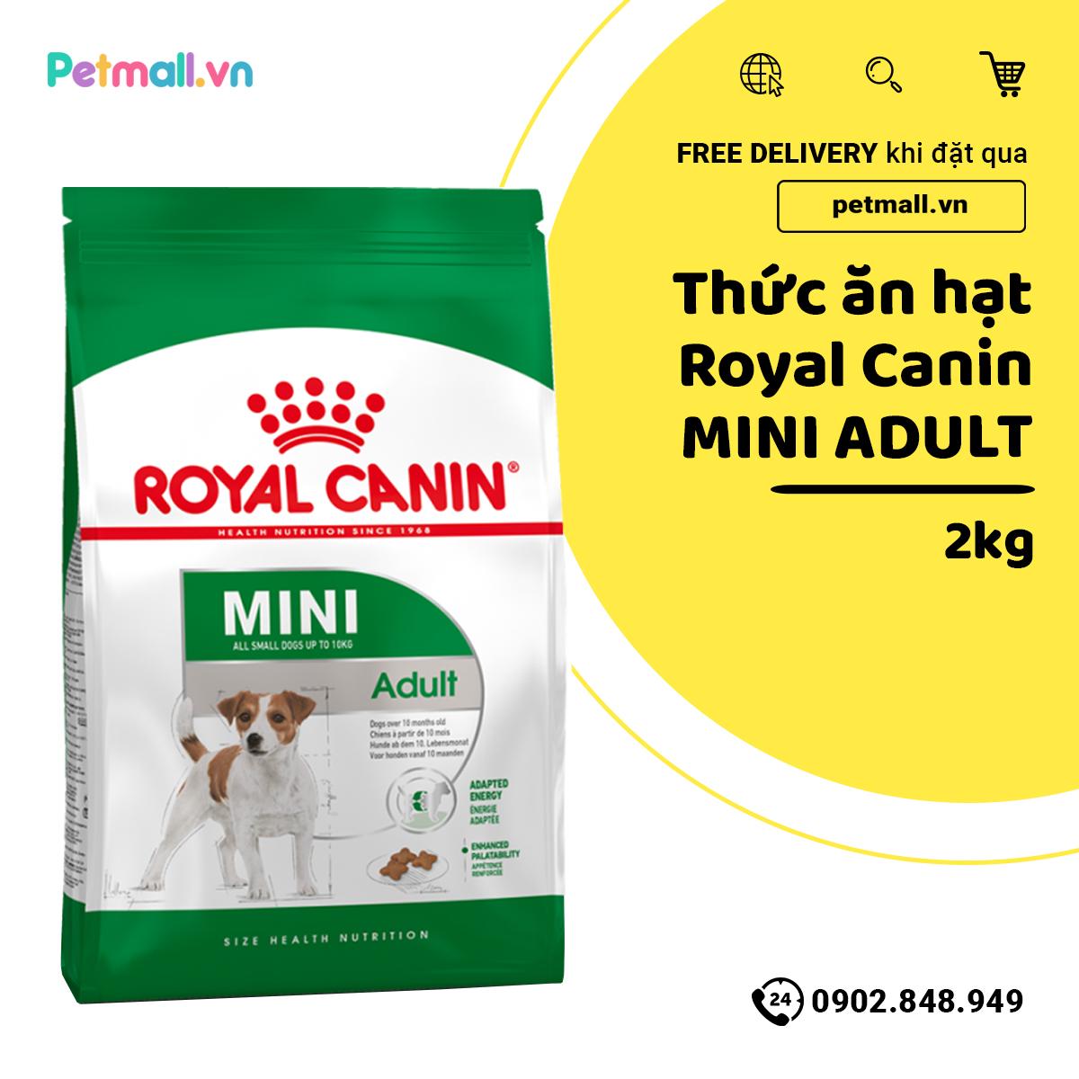 Thức ăn khô cho chó Royal Canin Mini Adult - 8 kg