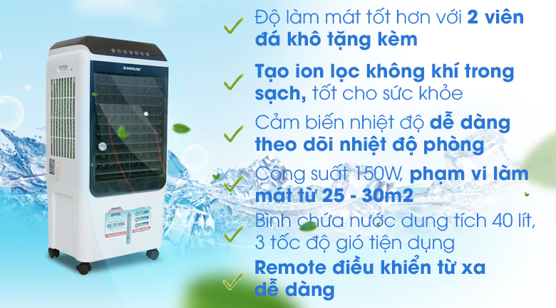 Quạt điều hòa Sunhouse SHD7727