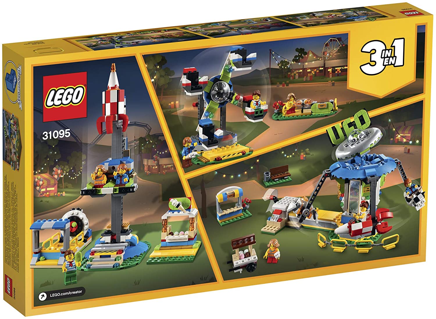 Lắp ráp LEGO CREATOR 31095 Vòng Xoay Vũ Trụ