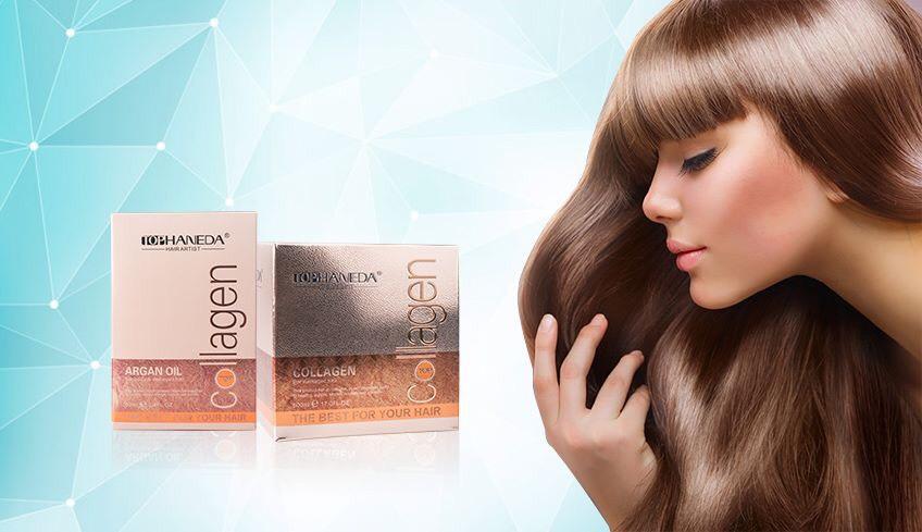 Tinh dầu dưỡng tóc Haneda Collagen Argan Oil