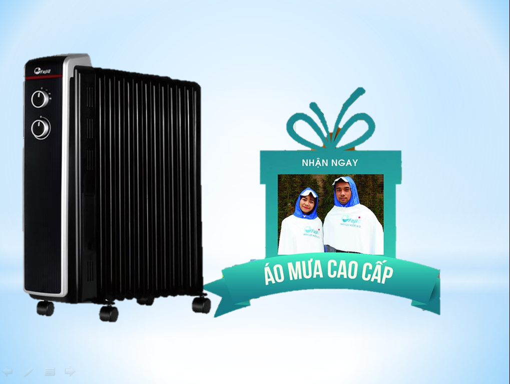 Máy sưởi dầu FujiE OFR4511 11thanh