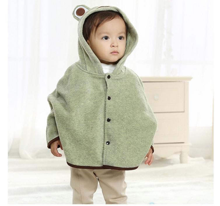 Áo choàng ếch xanh dành cho bé
