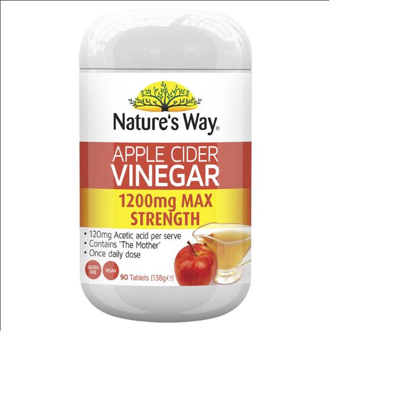 Giấm táo Natures Way Apple Cider Vinegar Diet