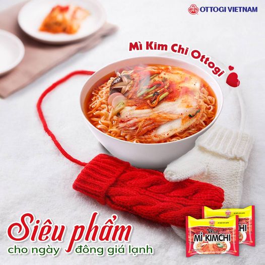 Mì Kim Chi Ottogi 120G combo 5 gói