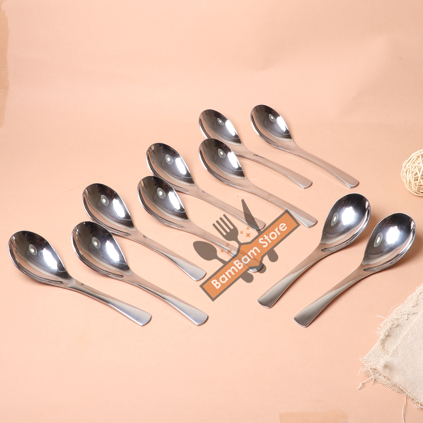 BỘ 10 MUỖNG SOUP BẦU MSB10